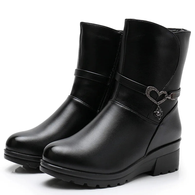 Bota de Inverno Impermeável Térmica - Confort