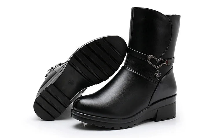 Bota de Inverno Impermeável Térmica - Confort