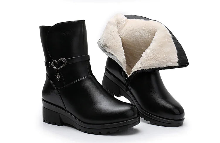 Bota de Inverno Impermeável Térmica - Confort