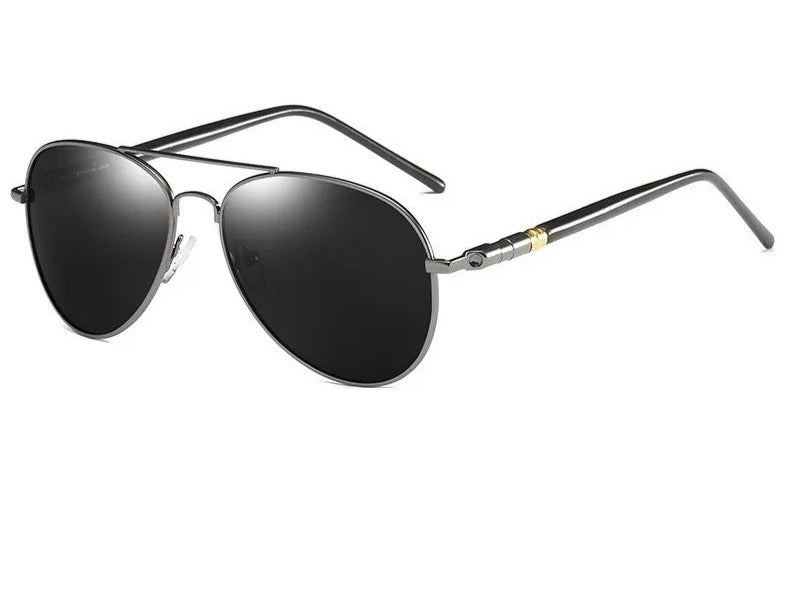Óculos de Sol Vintage Piloto Polarizado - AOOYOWEILY