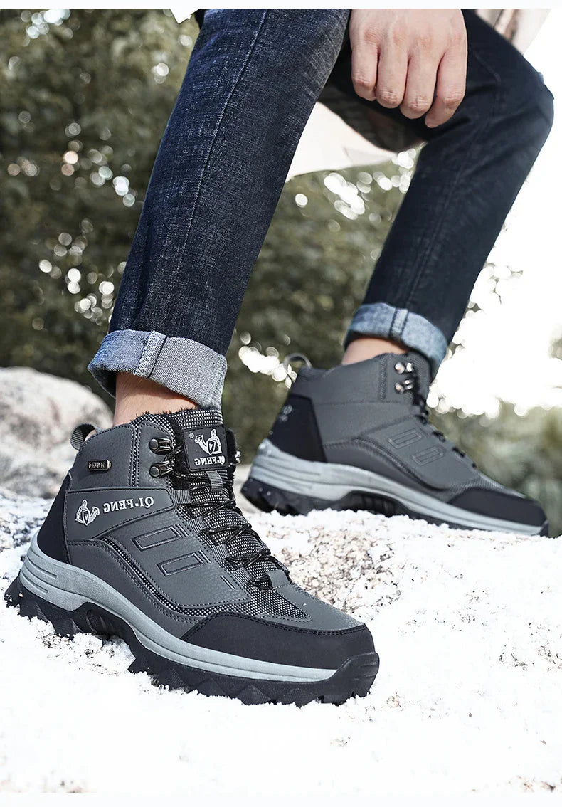 Bota de Couro Trilha Inverno Feng