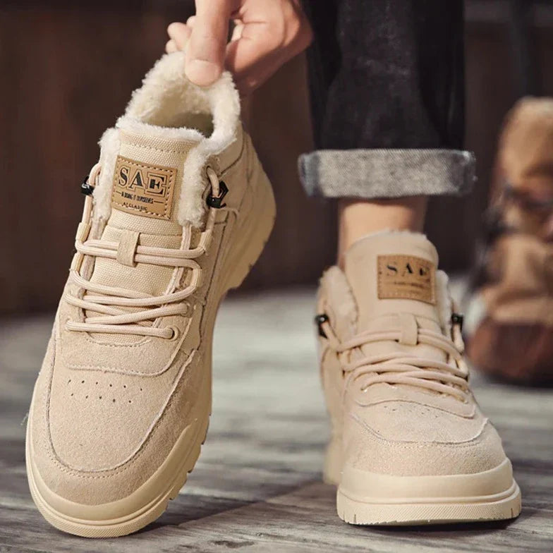 Bota de Couro Inverno Militar Smooth