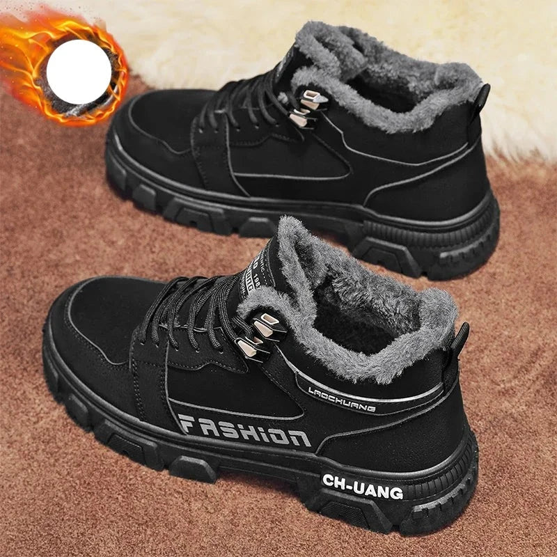 Bota de Couro Inverno Tática Shark