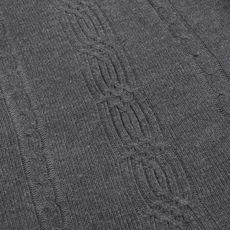 Blusa de Lã Gola Alta Inverno Warm