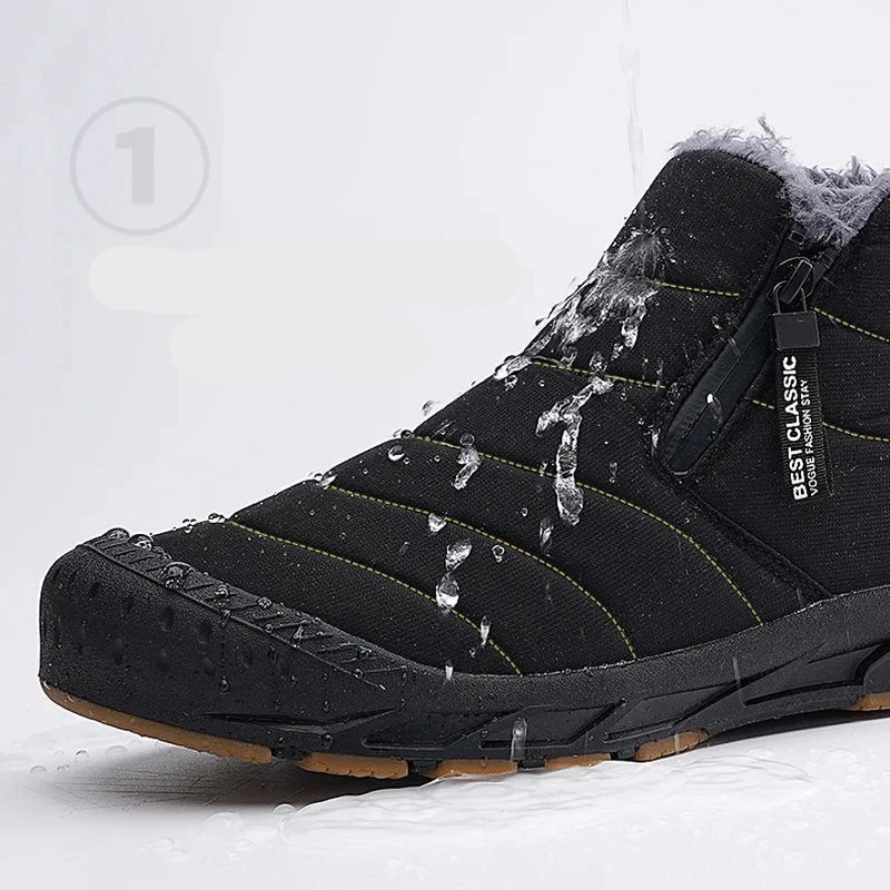 Botinha de Inverno Forrada Impermeável Raven