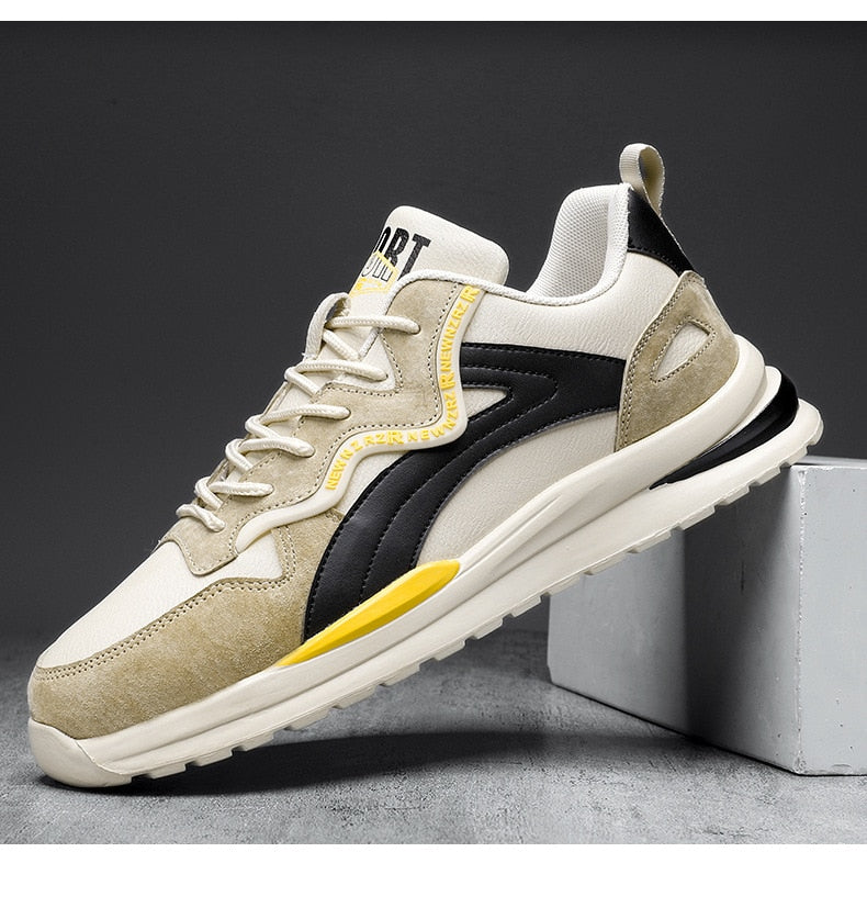 Tênis Casual com Detalhes de Couro - Drew 2023