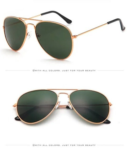 Óculos de Sol Piloto Retro - GLOBAL