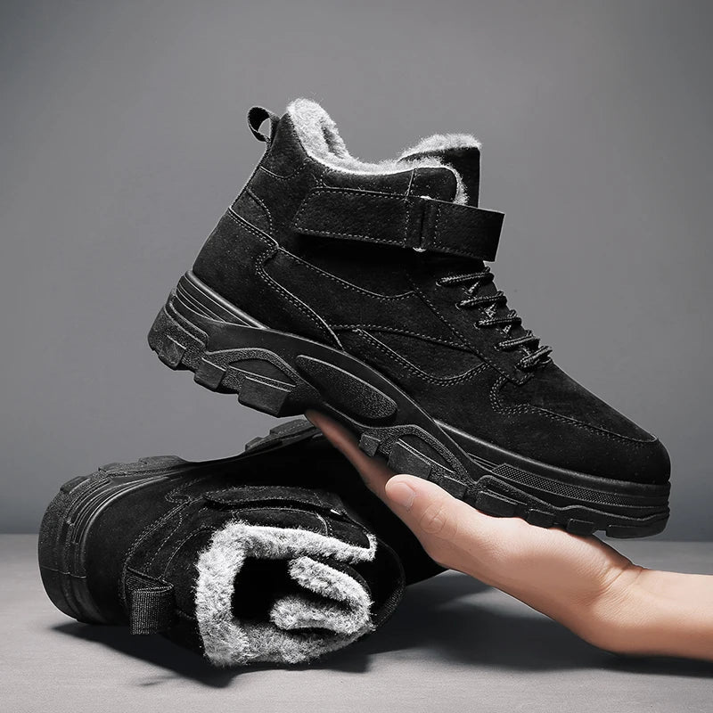 Botinha de Couro Inverno Forrada Draker