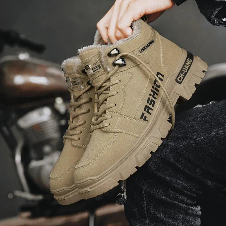 Bota de Couro Inverno Tática Shark