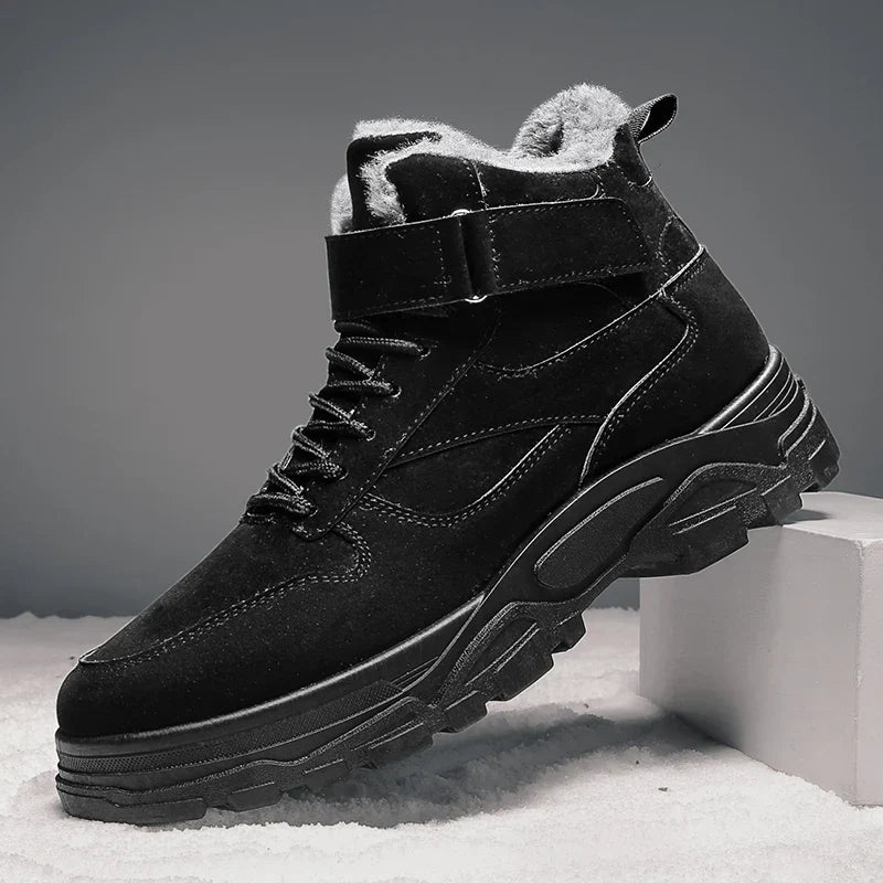 Botinha de Couro Inverno Forrada Draker