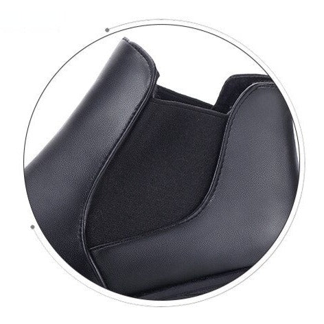 Bota Cano Baixo de Couro - Mooncity Luxury