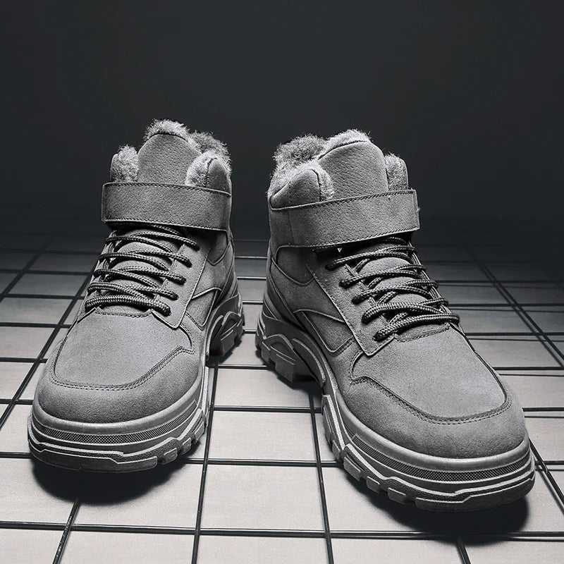 Botinha de Couro Inverno Forrada Draker