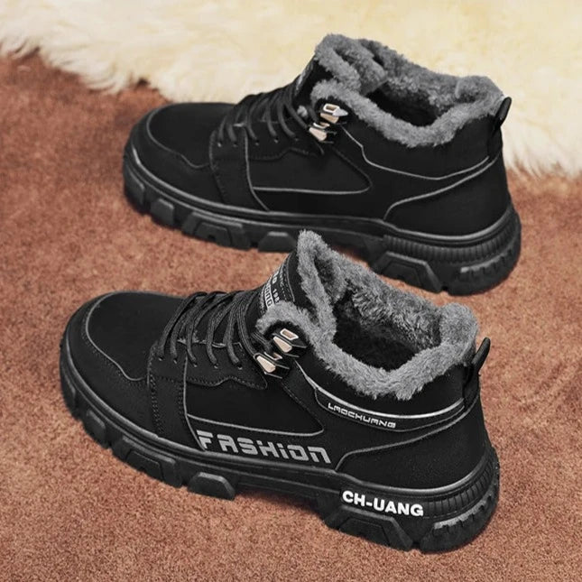 Bota de Couro Inverno Tática Shark