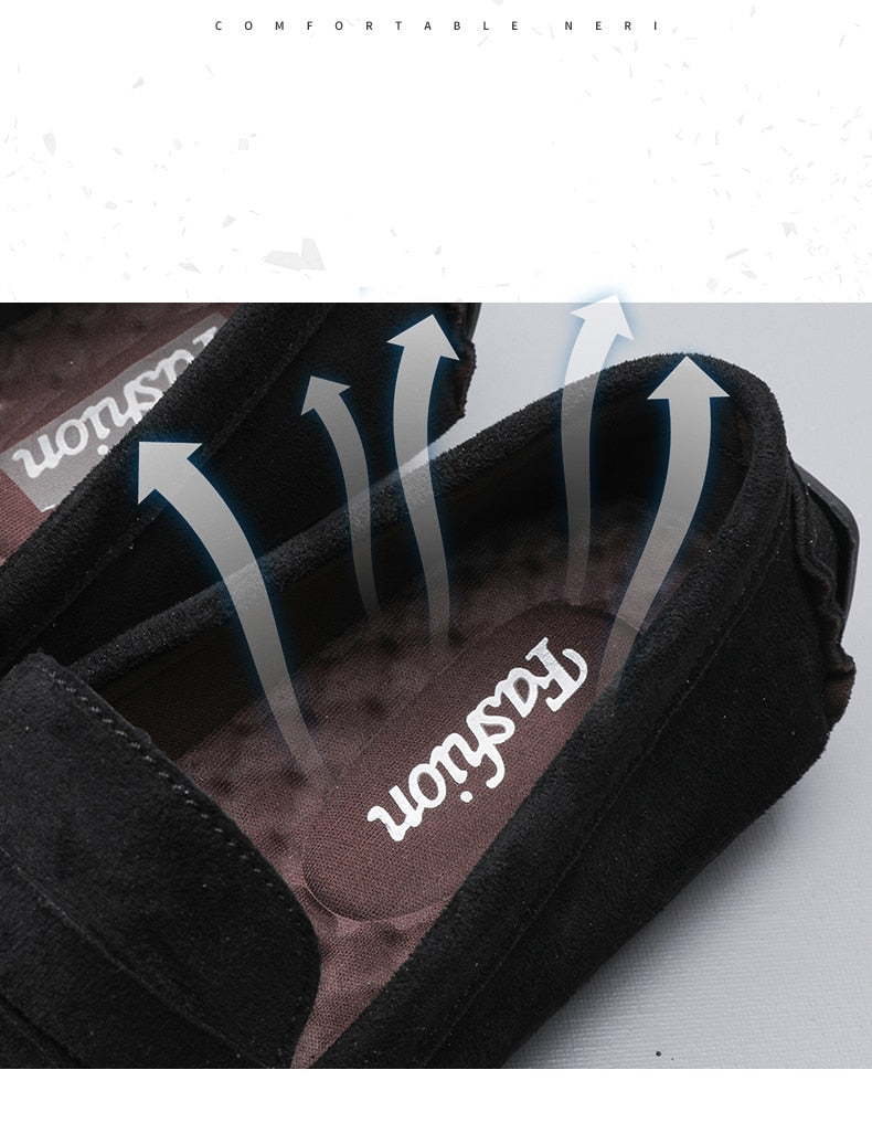 Mocassim Clássico de Couro - Fear