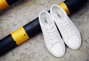 Tênis Casual Clássico de Couro PU - Jiasha