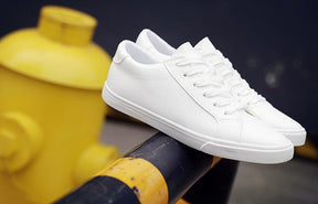 Tênis Casual Clássico de Couro PU - Jiasha