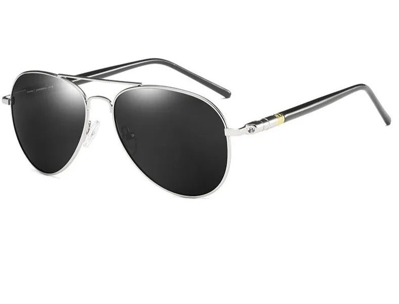 Óculos de Sol Vintage Piloto Polarizado - AOOYOWEILY