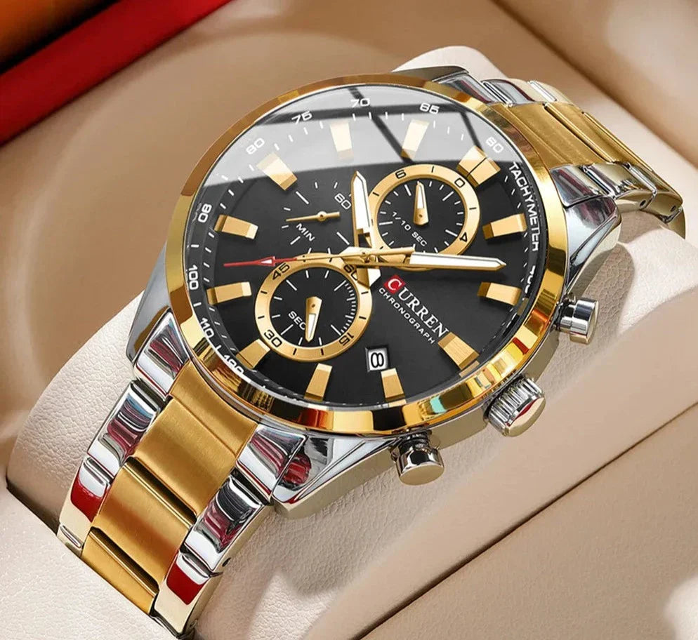 Relógio de Pulso Aço Inoxidável - CURREN