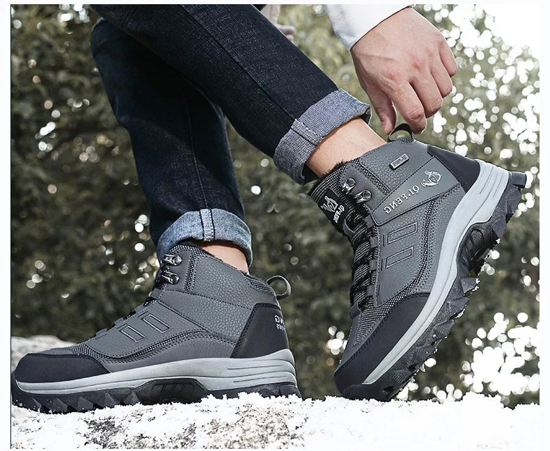 Bota de Couro Trilha Inverno Feng