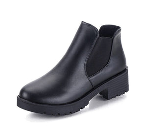 Bota Cano Baixo de Couro - Mooncity Luxury