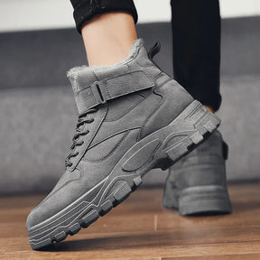 Botinha de Couro Inverno Forrada Draker