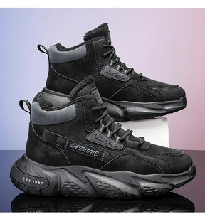 Bota de Couro Inverno Outdoor Warm