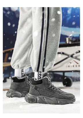 Bota de Couro Inverno Outdoor Warm