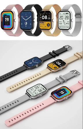 Relógio de Pulso Quadrado Inteligente Smartwatch - LIGE
