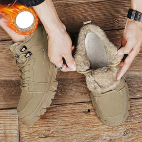 Bota de Couro Inverno Tática Shark