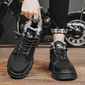 Bota de Couro Inverno Tática Shark