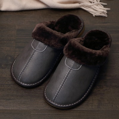 Chinelo de Couro Pantufa - Foster