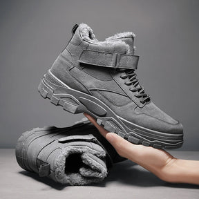 Botinha de Couro Inverno Forrada Draker