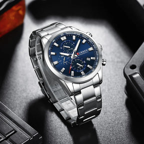 Relógio de Pulso Aço Inoxidável - CURREN