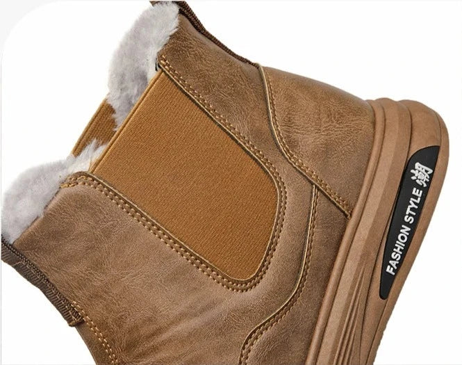 Bota de Couro Inverno Passeio Sofisticado