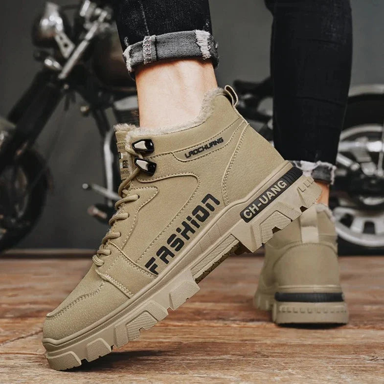 Bota de Couro Inverno Tática Shark