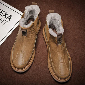 Bota de Couro Inverno Passeio Sofisticado