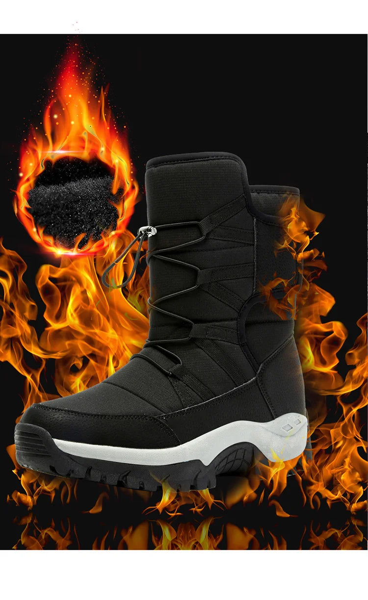 Bota de Inverno Neve Impermeável Ártic