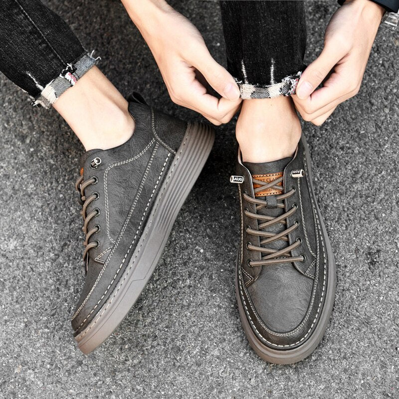 Tênis Casual de Couro - DL Best Bleiner