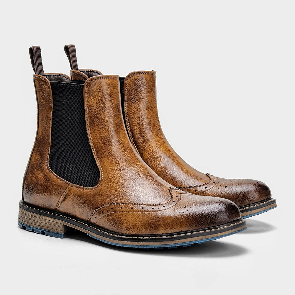 Bota Casual de Couro -  Chelsea 2022