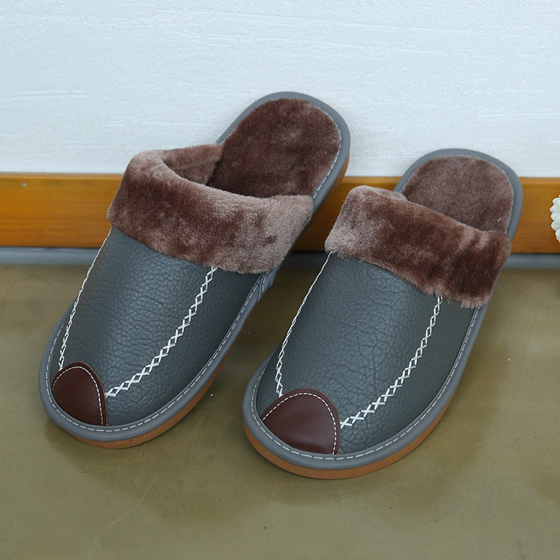 Chinelo de Couro Pantufa - Foster