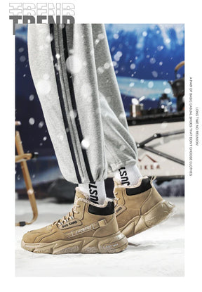 Bota de Couro Inverno Outdoor Warm