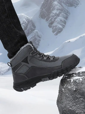 Bota de Inverno Acabamento em Couro Overcoat 2024