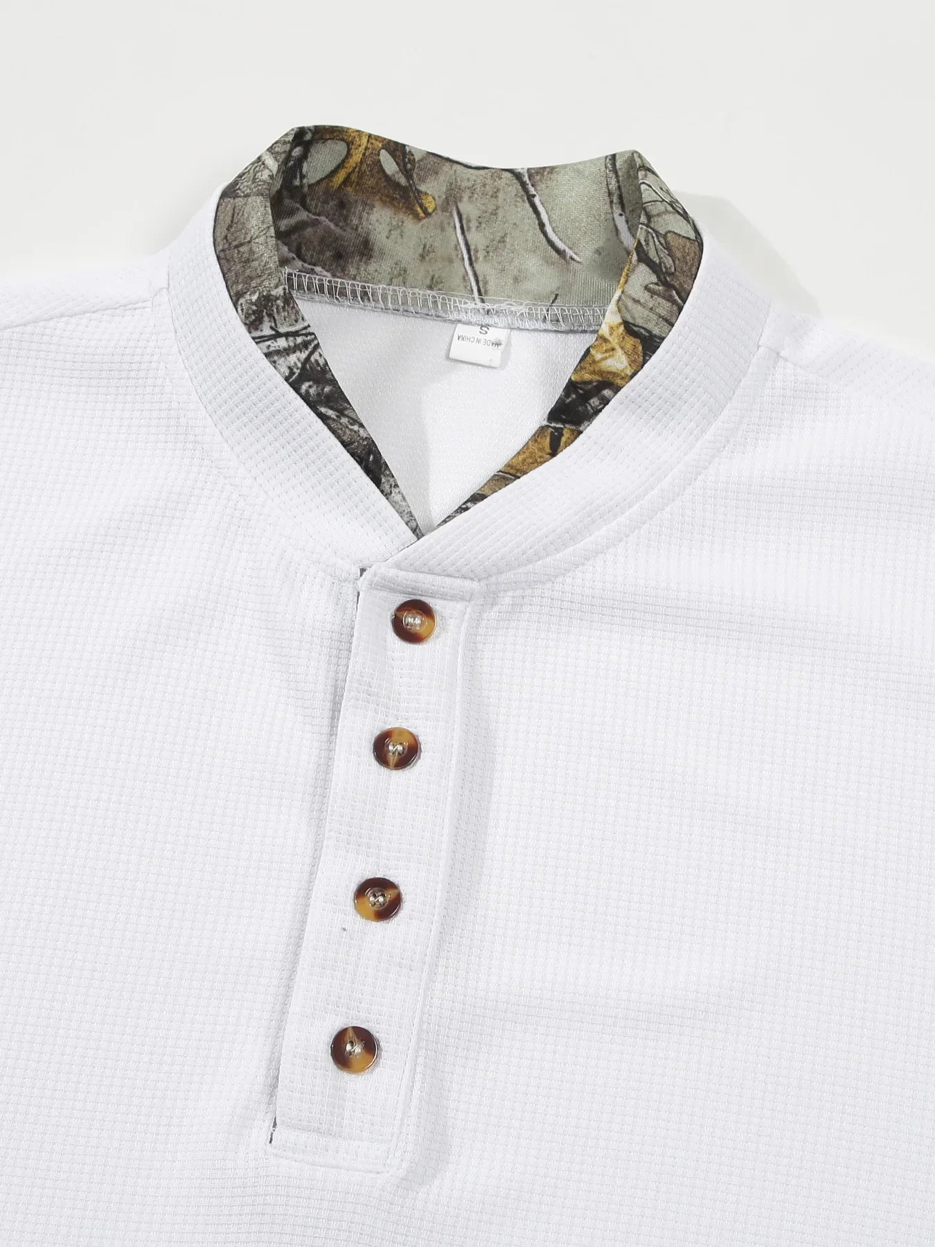 Camisa Gola Botão Manga Longa Europe