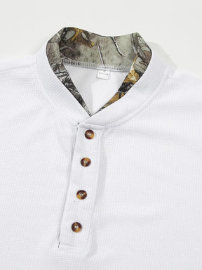 Camisa Gola Botão Manga Longa Europe