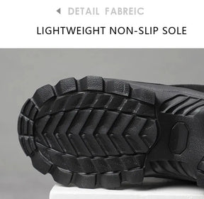 Bota de Couro Inverno Forrada Lã Windbreaker