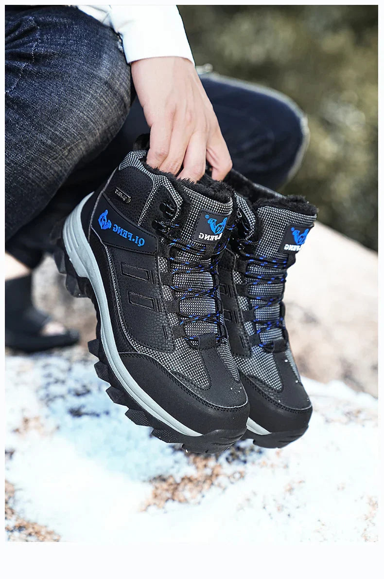 Bota de Couro Trilha Inverno Feng