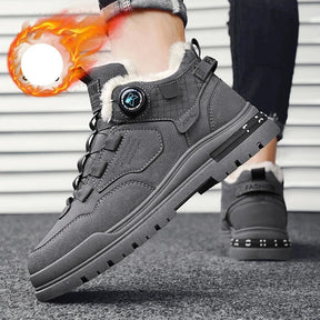 Bota Estilo Tática de Couro Inverno Shark