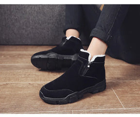 Botinha de Couro Inverno Cold Casual