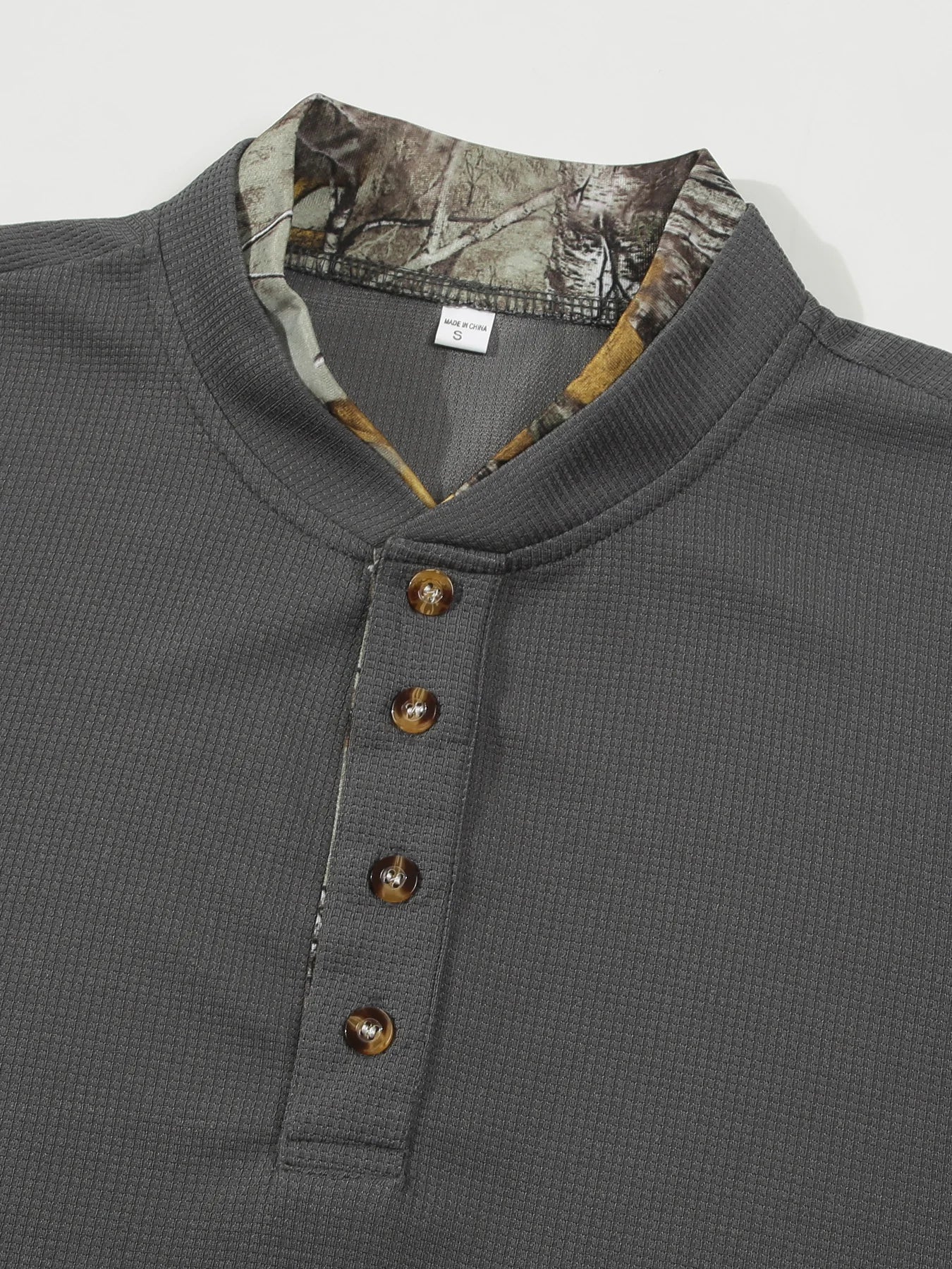 Camisa Gola Botão Manga Longa Europe