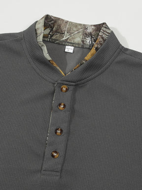 Camisa Gola Botão Manga Longa Europe